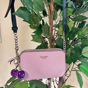 kate spade Crossbody with Purple Cherry Charm
